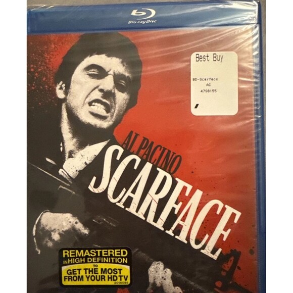 Brand New And Still Sealed! ——- SCARFACE —— (Blu-ray, 1983) AL PACINO DE PALMA - Picture 1 of 2